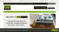 Desktop Screenshot of kitsforcash.com