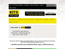 Tablet Screenshot of kitsforcash.com